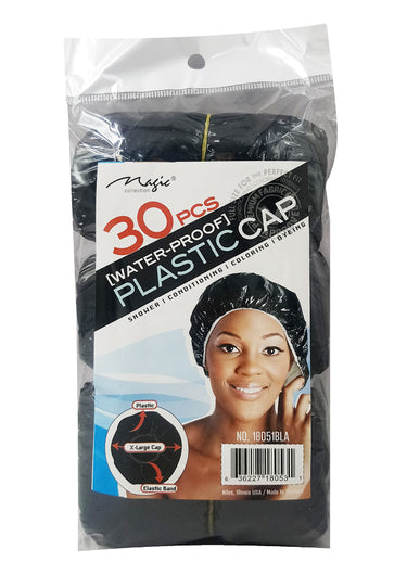 Magic Collection 30pcs Shower Plastic Cap - Black
Sareya Beauty Supply Store
Beauty Supply